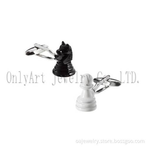 Factory Price Chess Umakubi Cuff Links (OACL0738)